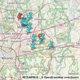 Mappa 20060 Bussero MI, Italia (7.206)