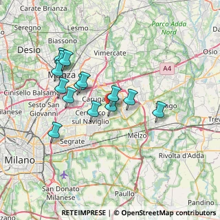 Mappa 20060 Bussero MI, Italia (6.51571)