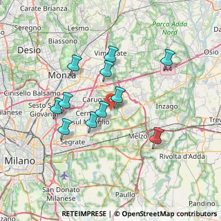 Mappa 20060 Bussero MI, Italia (6.54727)