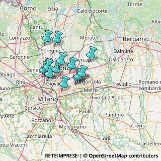 Mappa 20060 Bussero MI, Italia (10.80214)
