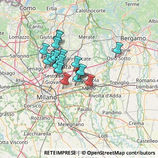 Mappa 20060 Bussero MI, Italia (10.70053)