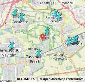 Mappa 20060 Bussero MI, Italia (2.42091)