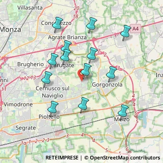 Mappa 20060 Bussero MI, Italia (3.81385)