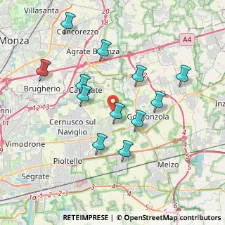 Mappa 20060 Bussero MI, Italia (3.66417)