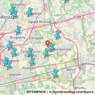 Mappa 20060 Bussero MI, Italia (5.84733)