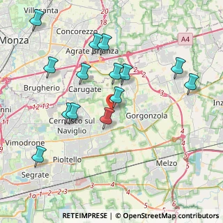 Mappa 20060 Bussero MI, Italia (4.12643)