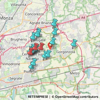 Mappa 20060 Bussero MI, Italia (3.03737)