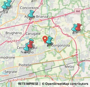 Mappa 20060 Bussero MI, Italia (5.0375)