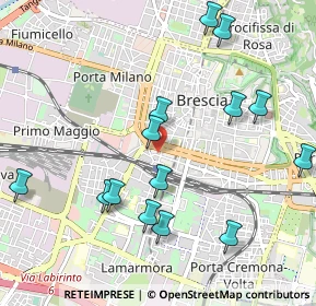 Mappa Via Vincenzo Foppa, 25122 Brescia BS, Italia (1.09571)