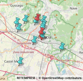 Mappa Via Vincenzo Foppa, 25122 Brescia BS, Italia (3.16231)