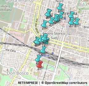 Mappa Via Vincenzo Foppa, 25122 Brescia BS, Italia (0.4095)