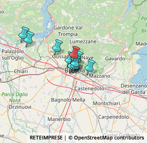 Mappa Via Vincenzo Foppa, 25122 Brescia BS, Italia (6.96636)