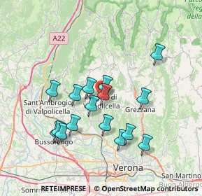 Mappa Via Cavalieri di Vittorio Veneto, 37024 Negrar di Valpolicella VR, Italia (6.63938)
