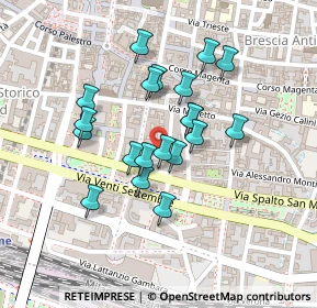 Mappa Via Aleardo Aleardi, 25122 Brescia BS, Italia (0.181)