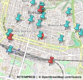 Mappa Via Aleardo Aleardi, 25122 Brescia BS, Italia (0.6345)