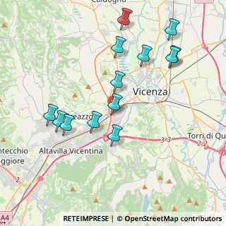Mappa Via SS, 36100 Vicenza VI, Italia (4.04769)