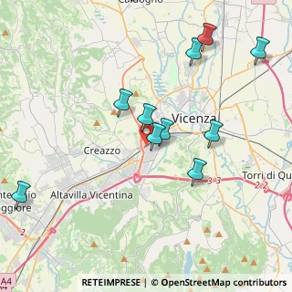 Mappa Via SS, 36100 Vicenza VI, Italia (4.37727)