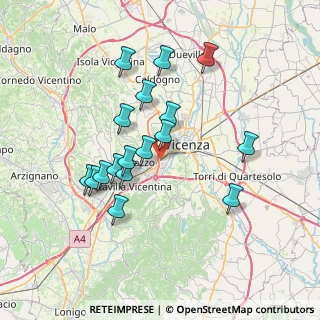 Mappa Via SS, 36100 Vicenza VI, Italia (6.65412)