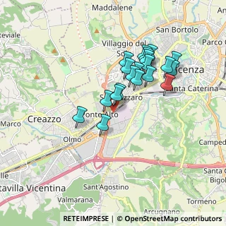 Mappa Via SS, 36100 Vicenza VI, Italia (1.5385)