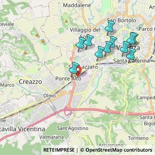 Mappa Via SS, 36100 Vicenza VI, Italia (2.18091)