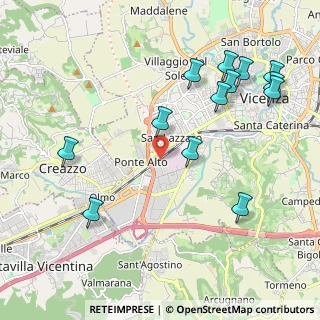 Mappa Via SS, 36100 Vicenza VI, Italia (2.38538)