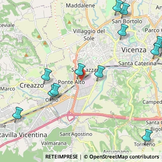 Mappa Via SS, 36100 Vicenza VI, Italia (3.03385)