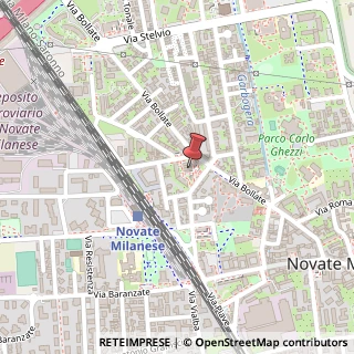 Mappa Via Alessandro Volta, 1G, 20026 Novate Milanese, Milano (Lombardia)