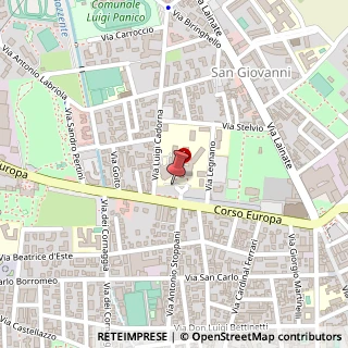 Mappa Corso Europa, 250, 20017 Rho, Milano (Lombardia)