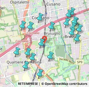 Mappa Milano Bruzzano, 20161 Milano MI, Italia (1.165)