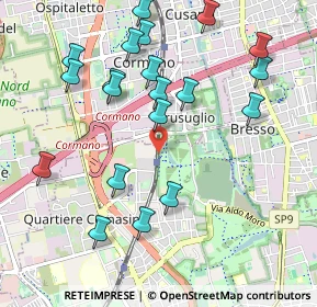 Mappa Milano Bruzzano, 20161 Milano MI, Italia (1.0925)