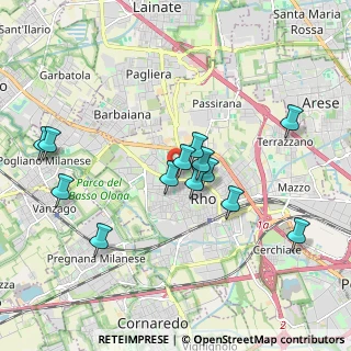 Mappa Via Cadorna Generale Luigi, 20017 Rho MI, Italia (1.79615)