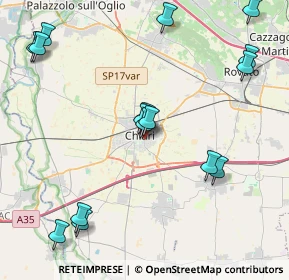 Mappa Via Gian Battista Rota, 25032 Chiari BS, Italia (4.87688)