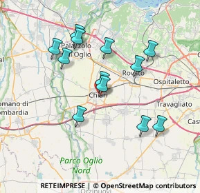 Mappa Via Gian Battista Rota, 25032 Chiari BS, Italia (6.7375)