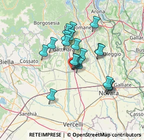 Mappa Via Roma, 28064 Carpignano Sesia NO, Italia (10.5675)