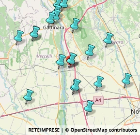 Mappa Via Roma, 28064 Carpignano Sesia NO, Italia (8.5235)