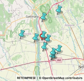 Mappa Via Roma, 28064 Carpignano Sesia NO, Italia (6.00545)