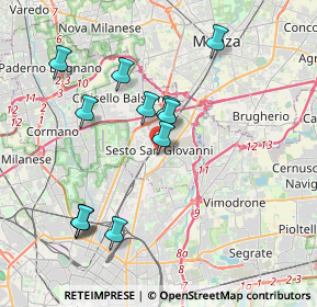 Mappa Piazza Resistenza, 20099 Sesto San Giovanni MI, Italia (3.78833)