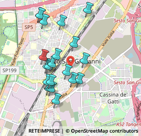 Mappa Piazza Resistenza, 20099 Sesto San Giovanni MI, Italia (0.868)