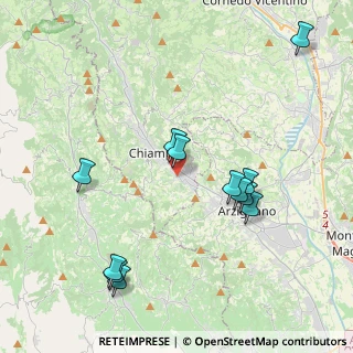Mappa Via Lago di Tovel, 36072 Chiampo VI, Italia (4.24667)