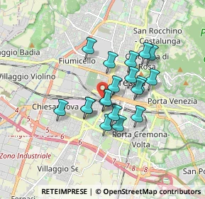 Mappa Via Togni fr. n, 25125 Brescia BS, Italia (1.27211)