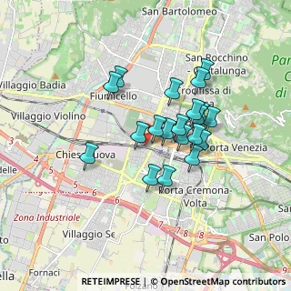 Mappa Via Togni fr. n, 25125 Brescia BS, Italia (1.382)