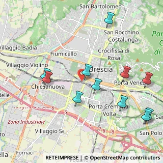 Mappa Via Togni fr. n, 25125 Brescia BS, Italia (2.33636)