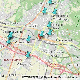 Mappa Via Togni fr. n, 25125 Brescia BS, Italia (2.4275)
