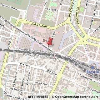 Mappa Via Giulio Togni,  43, 25122 Brescia, Brescia (Lombardia)