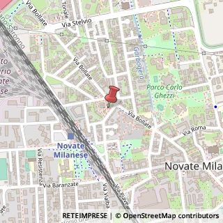 Mappa Via Vittorio Veneto, 25, 20026 Novate Milanese, Milano (Lombardia)
