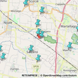 Mappa Via del Lavoro, 30030 Salzano VE, Italia (2.72636)