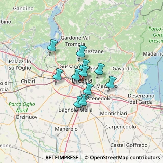 Mappa Via Vittorio Emanuele II, 25121 Brescia BS, Italia (8.60091)