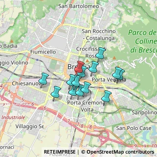Mappa Via Vittorio Emanuele II, 25121 Brescia BS, Italia (1.24786)