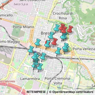 Mappa Via Vittorio Emanuele II, 25121 Brescia BS, Italia (0.764)