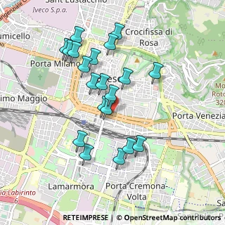 Mappa Via Vittorio Emanuele II, 25121 Brescia BS, Italia (0.8795)